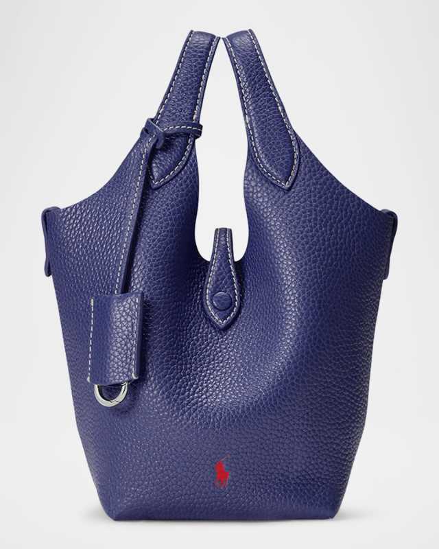 Polo Play Pebbled Leather Crossbody Bag
